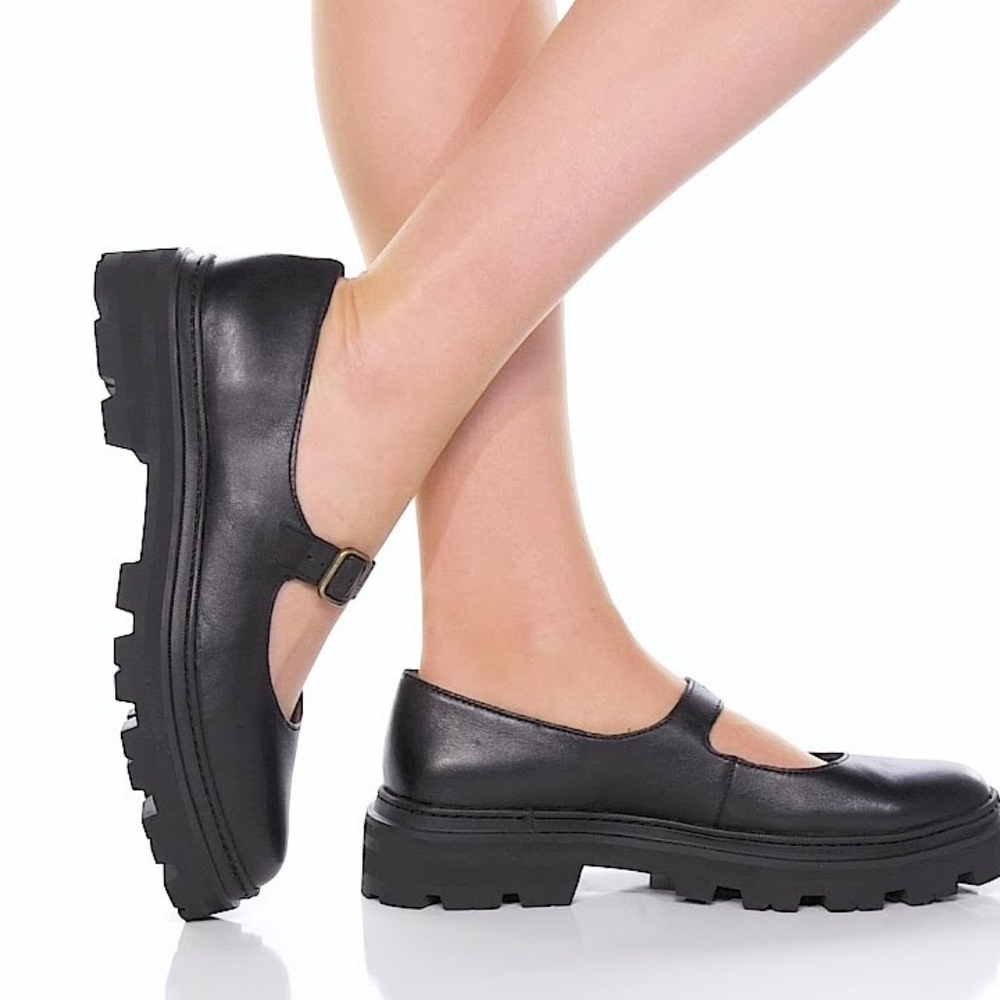 MADEWELL The Freya Platform Lugsole Mary Jane